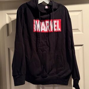 Marvel Black Pullover with Red Logo